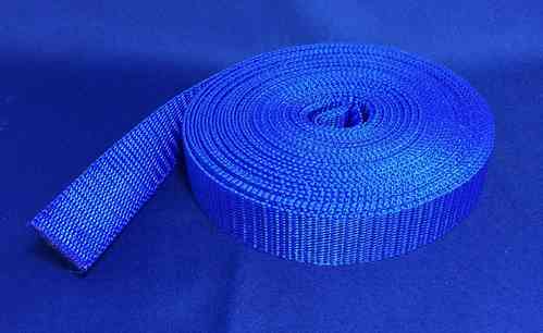Gurtband 25 mm in blau
